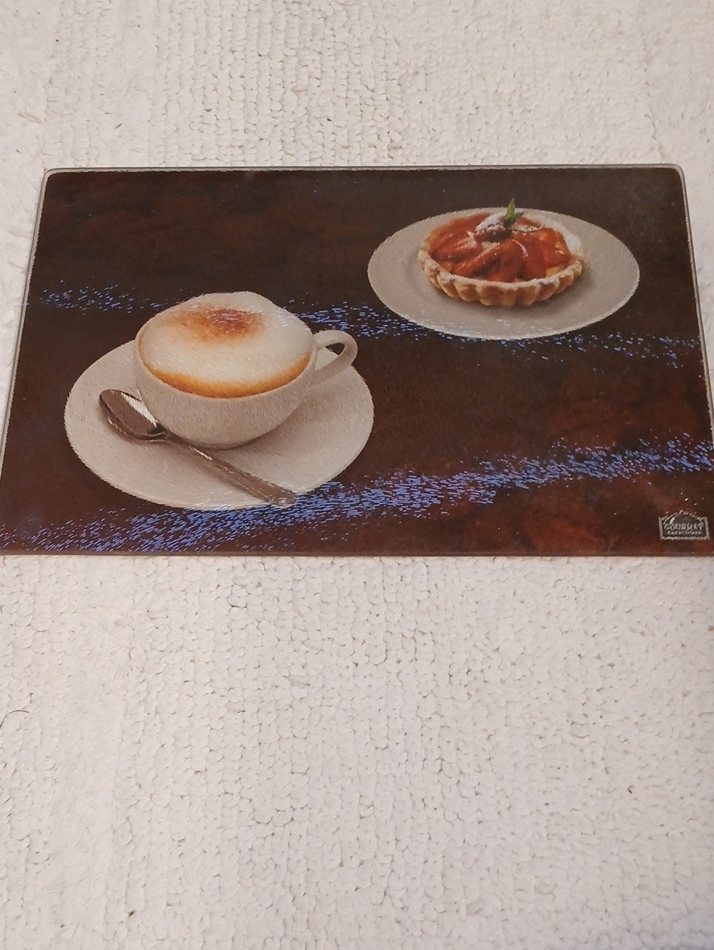 Coffee & Pastry Glass Trivet